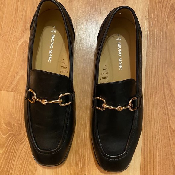 Bruno Marc Women's Penny Loafers Slip on Comfortable Flats Shoes Black Size 9 - Picture 7 of 10